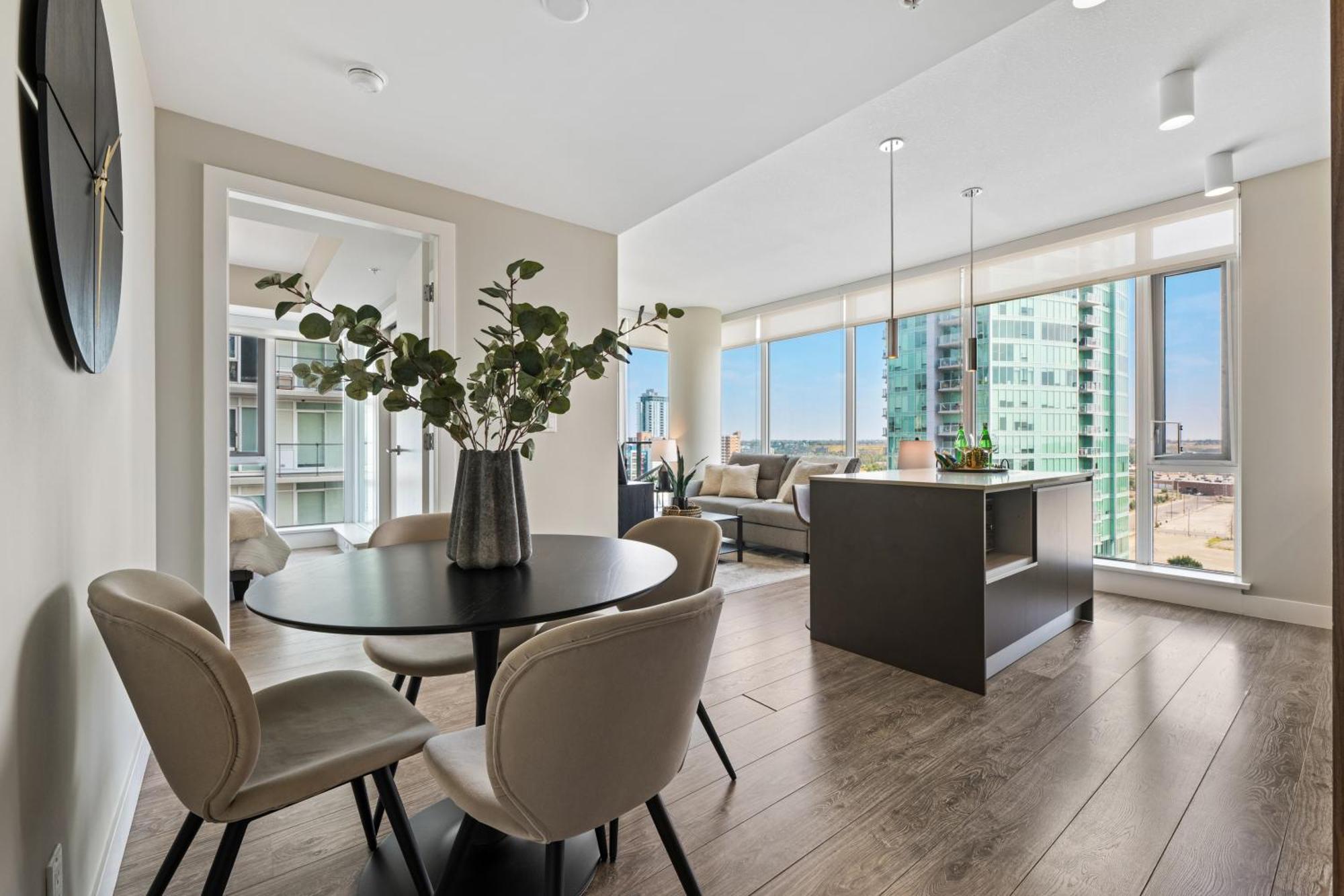 Modern Suite Calgary Downtown 5 Min Walk Stampede Kültér fotó
