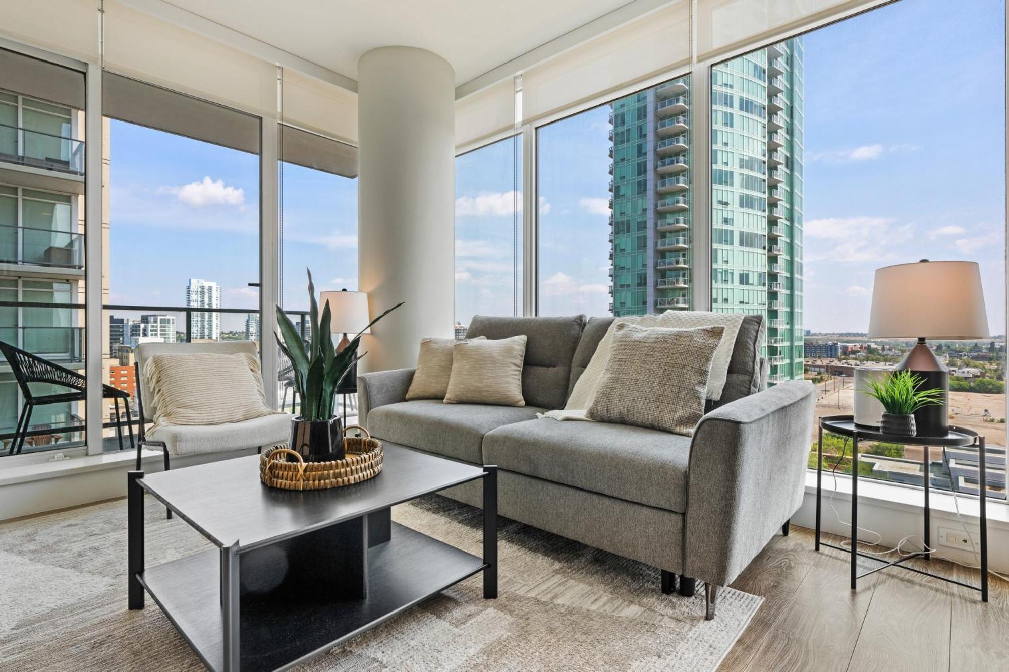 Modern Suite Calgary Downtown 5 Min Walk Stampede Kültér fotó